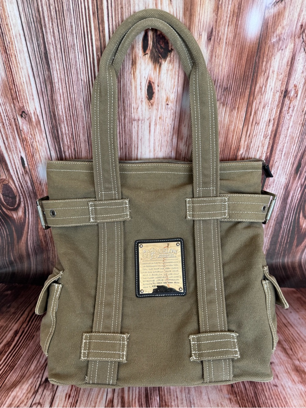 CO Bigelow Apothecaries Heavy Duty Canvas Bag